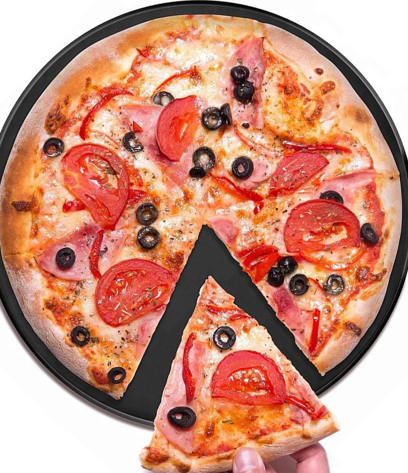 Super Pizza de Fogão Antiaderente Teflon c/ Tampa – Bacanices