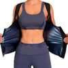 Camiseta Regata Efeito Sauna com Zíper Ajustável