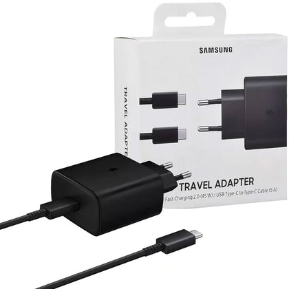 Carregador Turbo Samsung 45W USB-C com Carga Rápida