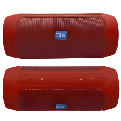 Caixa de Som Bluetooth Sem Fio Portátil com Entrada USB SD e Viva Voz - Vermelho