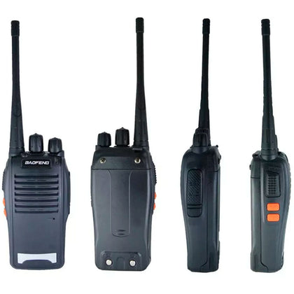 Kit 6 Rádio Comunicador Walk Talk 16 Ch 12km Baofeng 777s
