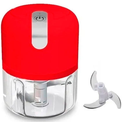 Mini Processador De Alimentos Elétrico Usb 3 Lâminas 250ml