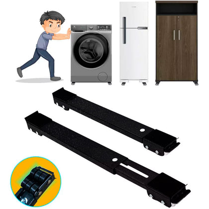 Suporte com Rodinhas Reforçado para Móveis e Eletrodomésticos