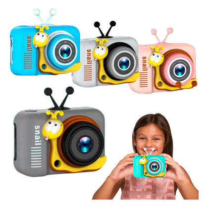 Câmera Digital Infantil Caracol – Fotos e Vídeos com Estilo