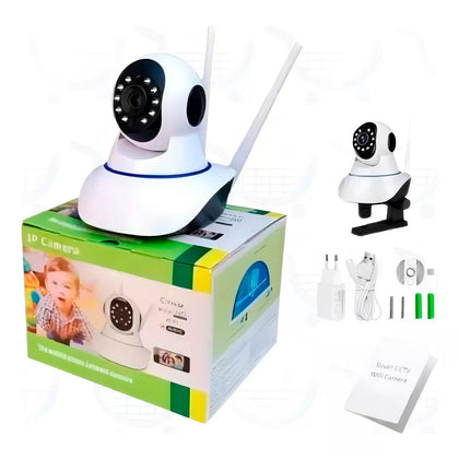 Câmera IP Wi-Fi HD com Áudio e Função de Rastreamento