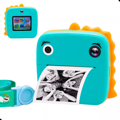 Kit 2 Câmeras Infantil Instantânea – Filmadora Full HD e Fotos Instantâneas