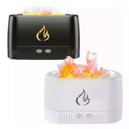 Difusor de Ar com Efeito Chamas e Aromatizador Umidificador