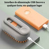 Kit 2 Escovas Pet 3 em 1 USB com Vapor para Gatos e Cães