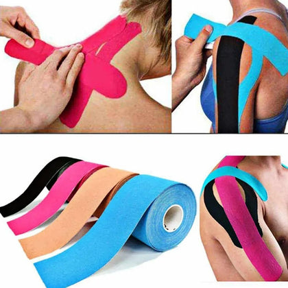 Fita Kinésio Esportiva Muscular Bandagem Elástica