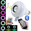 Lampada Musical Bluetooth RGB com Controle ce Led caixa de som E27 500