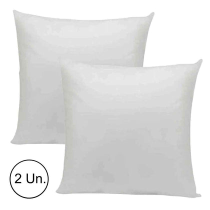 Kit 2 Enchimentos para Almofada Decorativa 50cmx50cm JRV