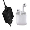 Kit Carregador Turbo Samsung 45W e Fone TWS I12 Bluetooth