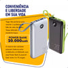Power Bank 20.000mAh – Carregador Rápido com Display Digital