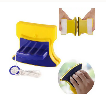 kit Limpeza Multi Mop 3 em 1 + Mop Wash e Dry Multiuso + Limpador Magnético de Janelas