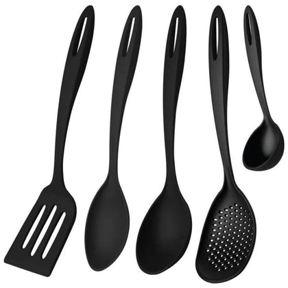 Jogo De Utensílios Preto 05 Peças Tramontina